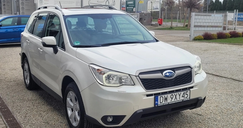 Subaru Forester cena 35900 przebieg: 218000, rok produkcji 2013 z Wrocław małe 631